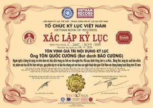 Kỷ lục gia – nghệ sĩ Bảo Cường